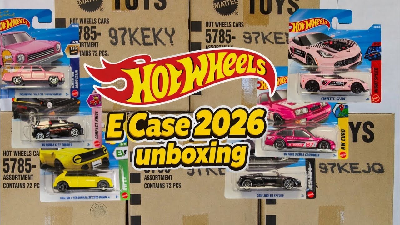 Hot Wheels E Case 2026 UNBOXING – SUPER TREASURE HUNT PULLED!