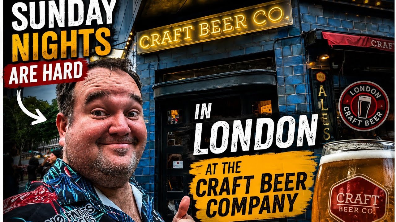 Sunday Nights Are HARD In London! 🍺 Exploring The Craft Beer Company LIVE