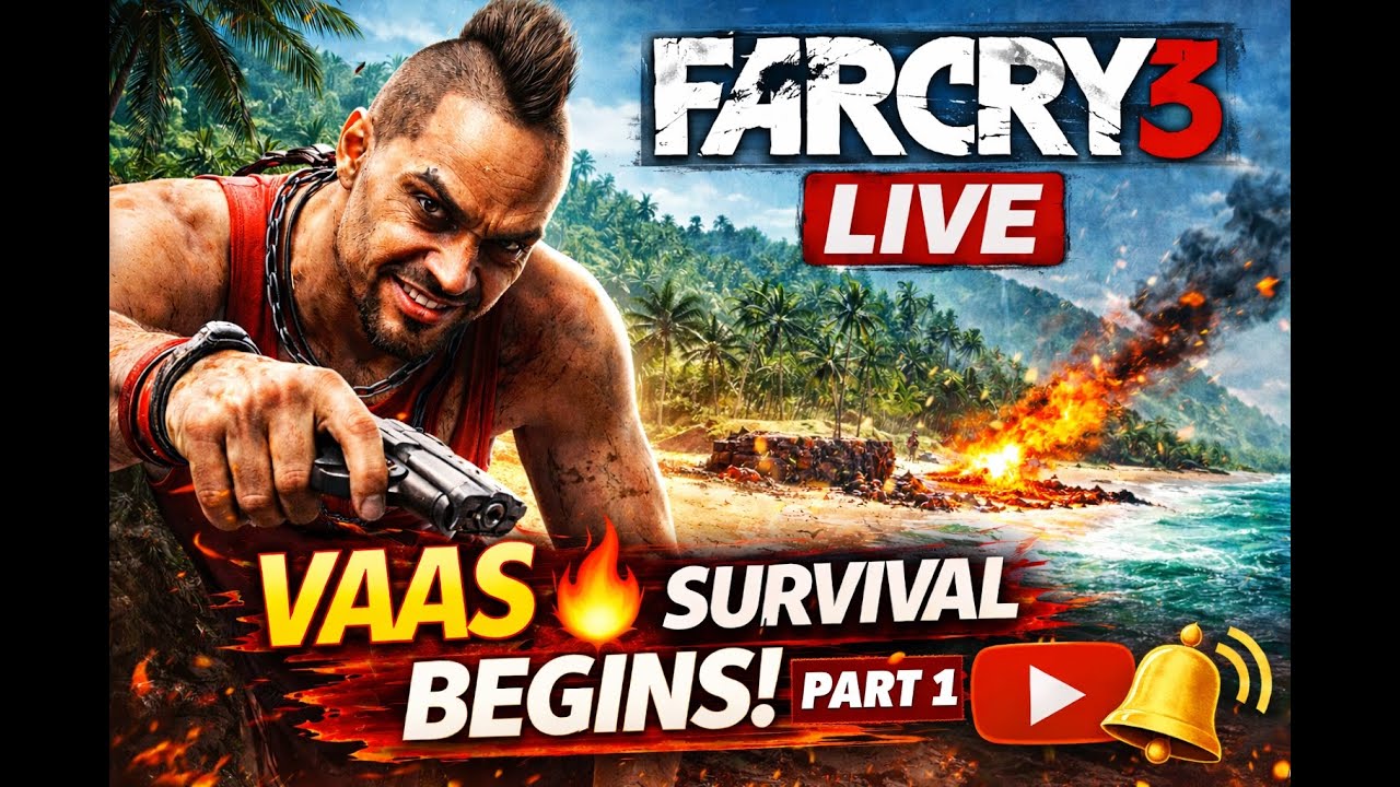 Far Cry 3 Gameplay LIVE | Story Mode | Part 1