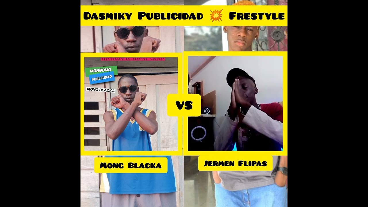Desde Dasmiky Publicidad 💥. Frestyle En Mongomo Publicidad 📽️ Mong Blacka Contra Jermen Flipas 💥