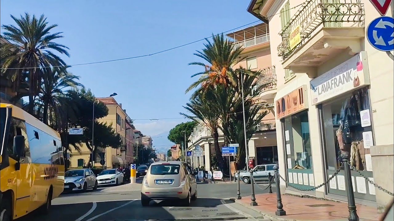Италия 🥰 Города Лигурии  Санремо-Латте на машине 