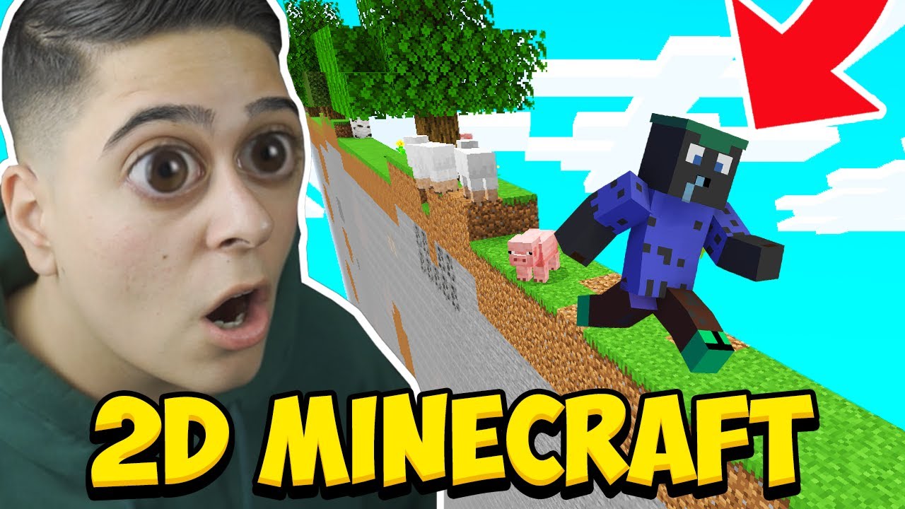 Minecraft, НО Е НАПЪЛНО 2D! Minecraft Challenge w/