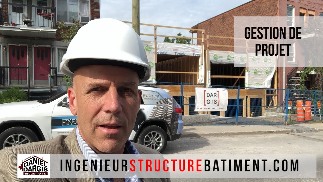 Gestion de projet de construction - Groupe Daniel Dargis ingénieur en structure