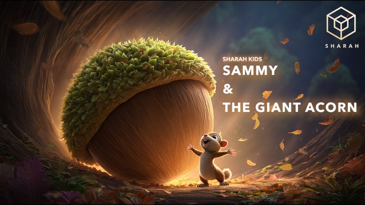 Sammy and the Giant Acorn | Sharah Kids | Kids Stories in English | Never Give Up!