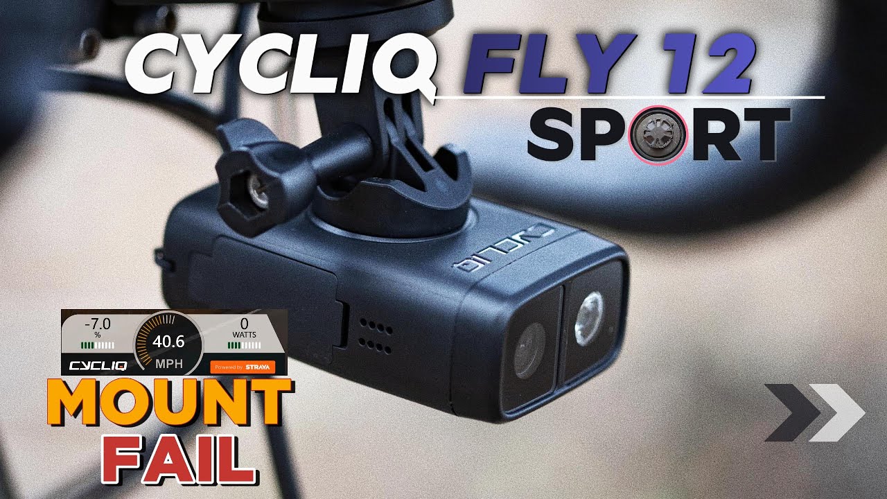Cycliq Fly 12 Sport - Mount Failed at 40 Mph (Camera Tabs)