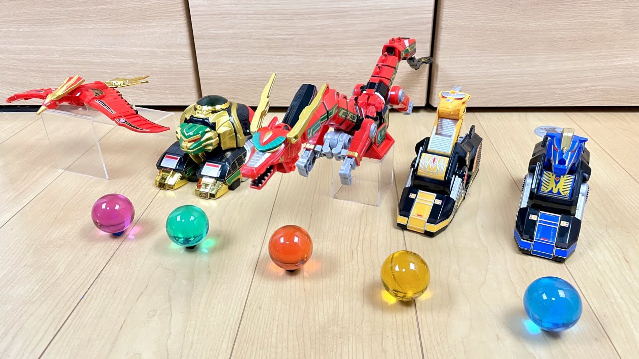 【PowerRangers season2 #1】🐉🦁🦄🦒🦩歴代最大級1号ロボ⁉︎ダイレンジャーの大連王で遊んでみた