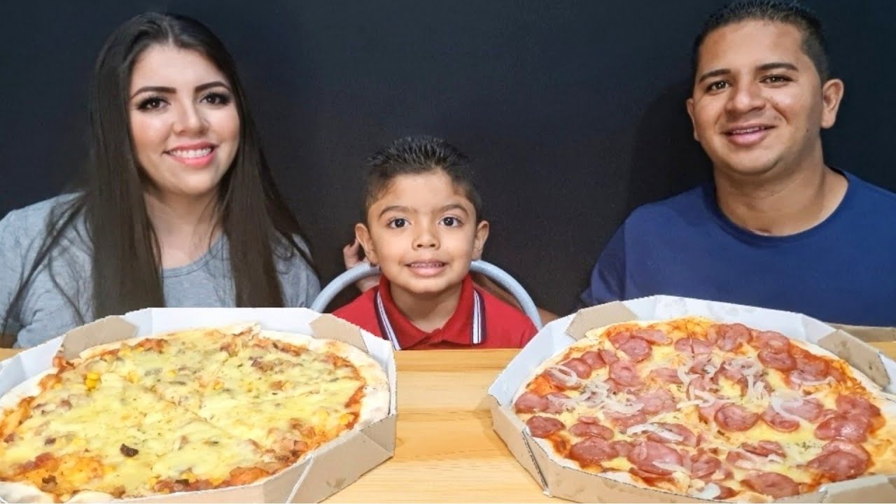 MUKBANG - PIZZA DE CALABRESA E BACON