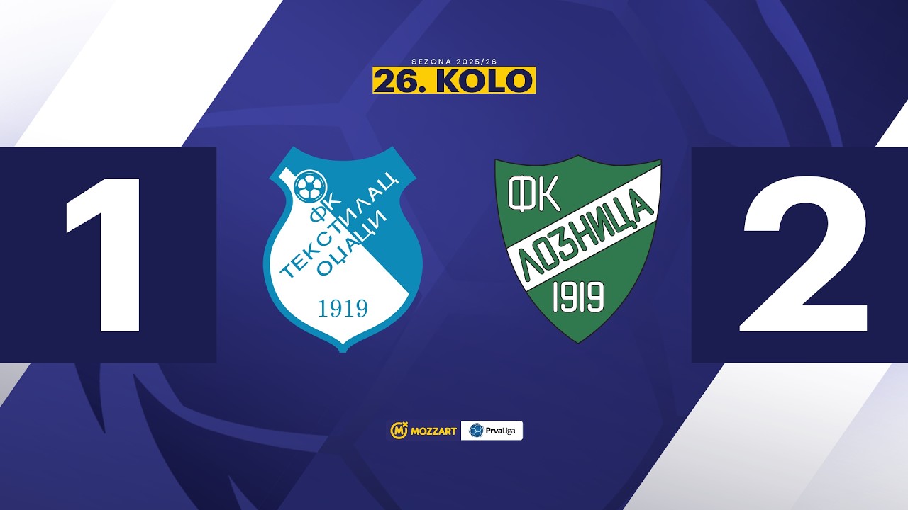 MBPLS 2025/26 - 26.Kolo: TEKSTILAC – LOZNICA 1:2 (1:1)