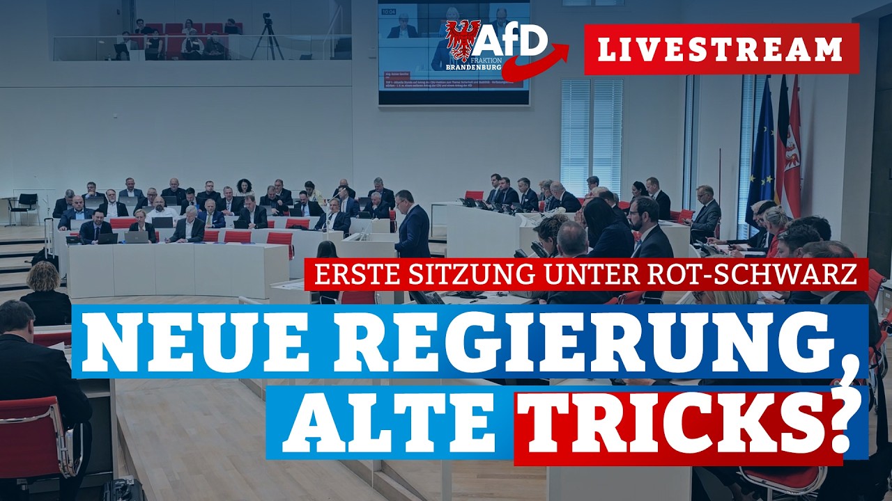 Neue Regierung, alte Tricks? Das Plenum im Livestream
