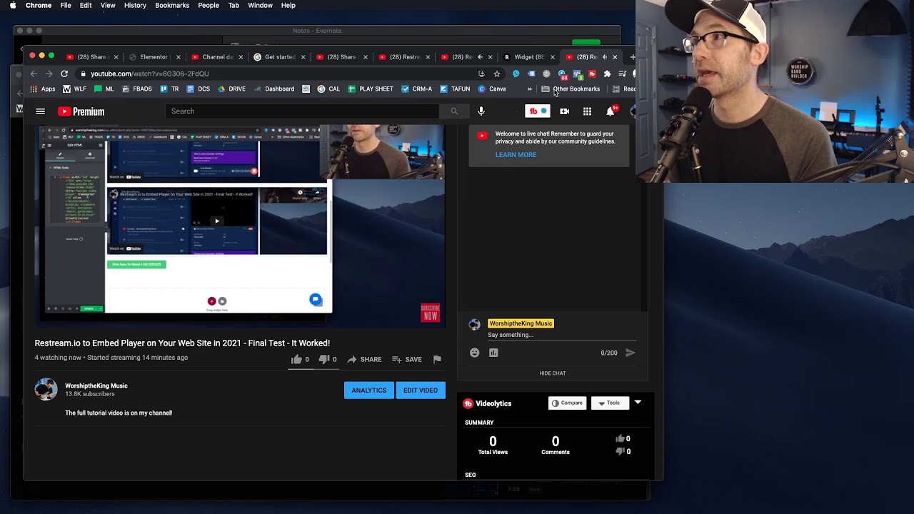 Restream.io to Embed Player on Your Web Site in 2021 - TESTING and RANTING