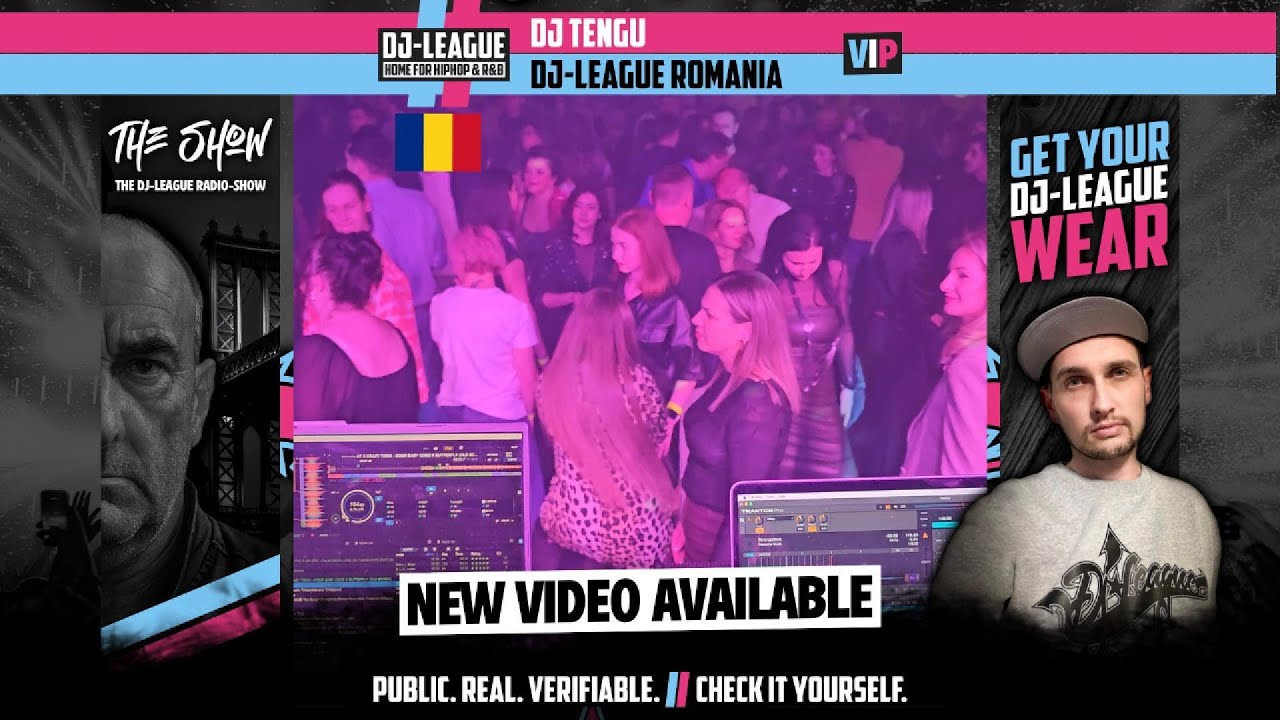 DJ-LEAGUE.NET | Live Club DJ Set | HipHop & R&B Performance – DJ Tengu (ROM)