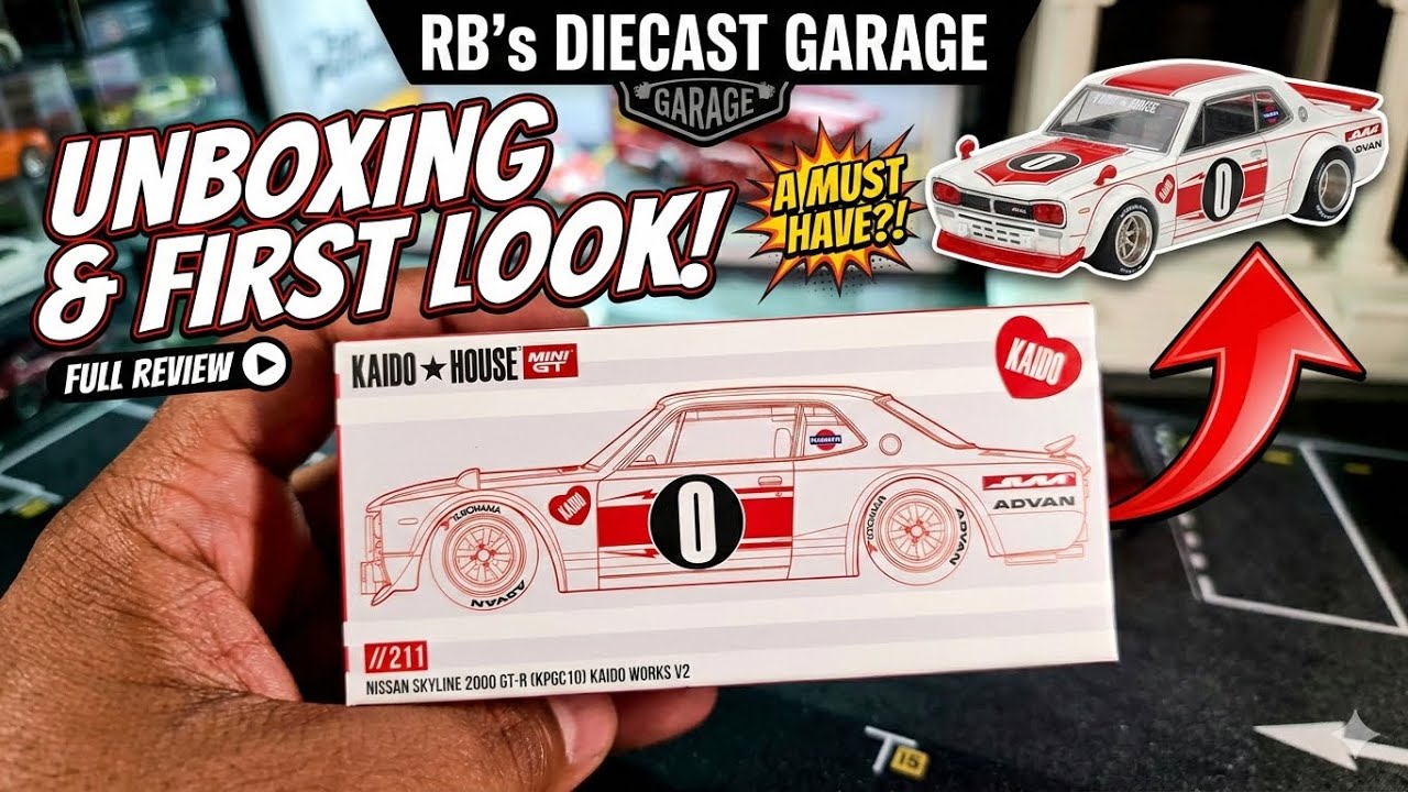 NEW Kaido House Nissan Skyline GT-R (KPGC10) Kaido Works V2! | Unboxing