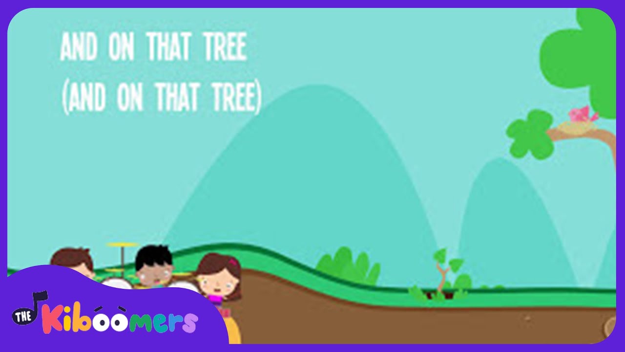 The Green Grass Grows All Around Lyric Video - The Kiboomers Preschool Songs & Nursery Rhymes