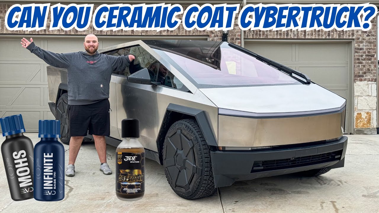 Я тестирую керамические покрытия на нержавеющей стали Tesla Cybertruck HFS!