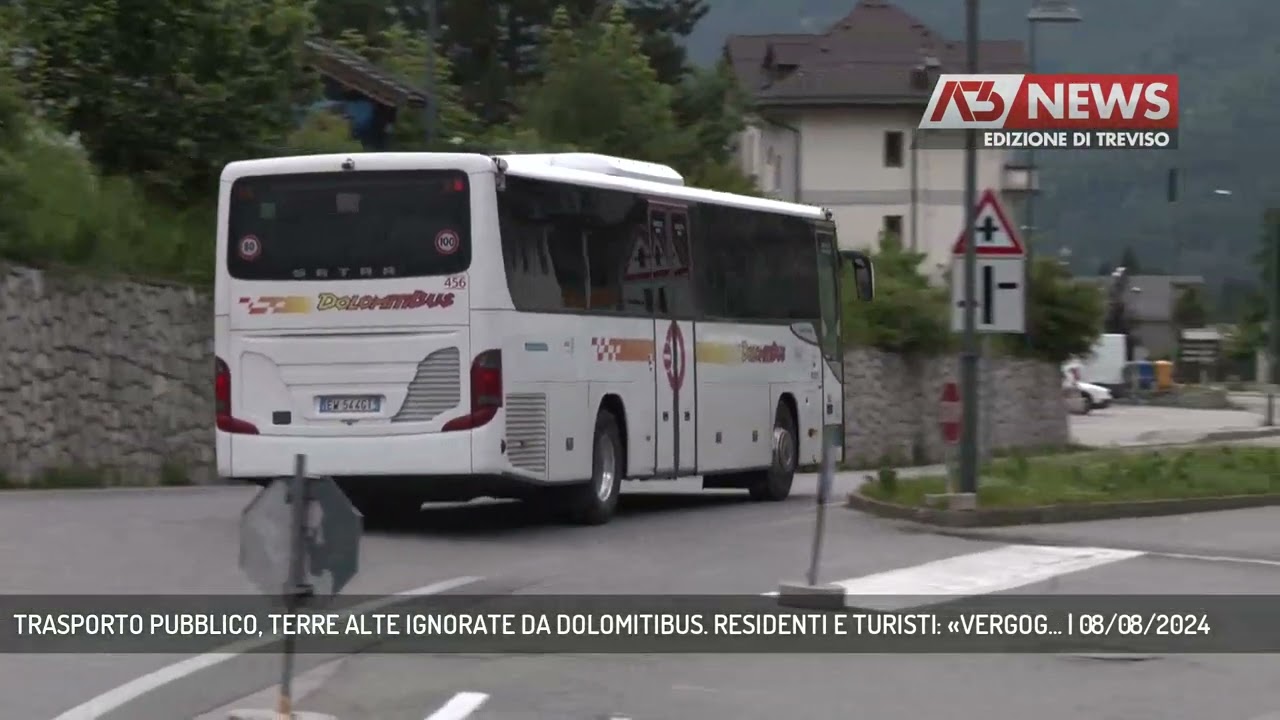 TRASPORTO PUBBLICO, TERRE ALTE IGNORATE DA DOLOMITIBUS. RESIDENTI E TURISTI: «VERGOG... | 08/08/2024