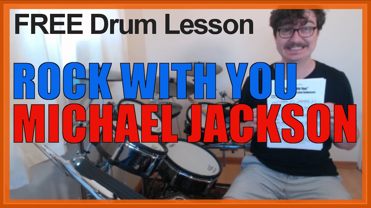 ★ Rock With You (Michael Jackson) ★ FREE Video Drum Lesson | How To Play SONG (John Robinson Jr.)
