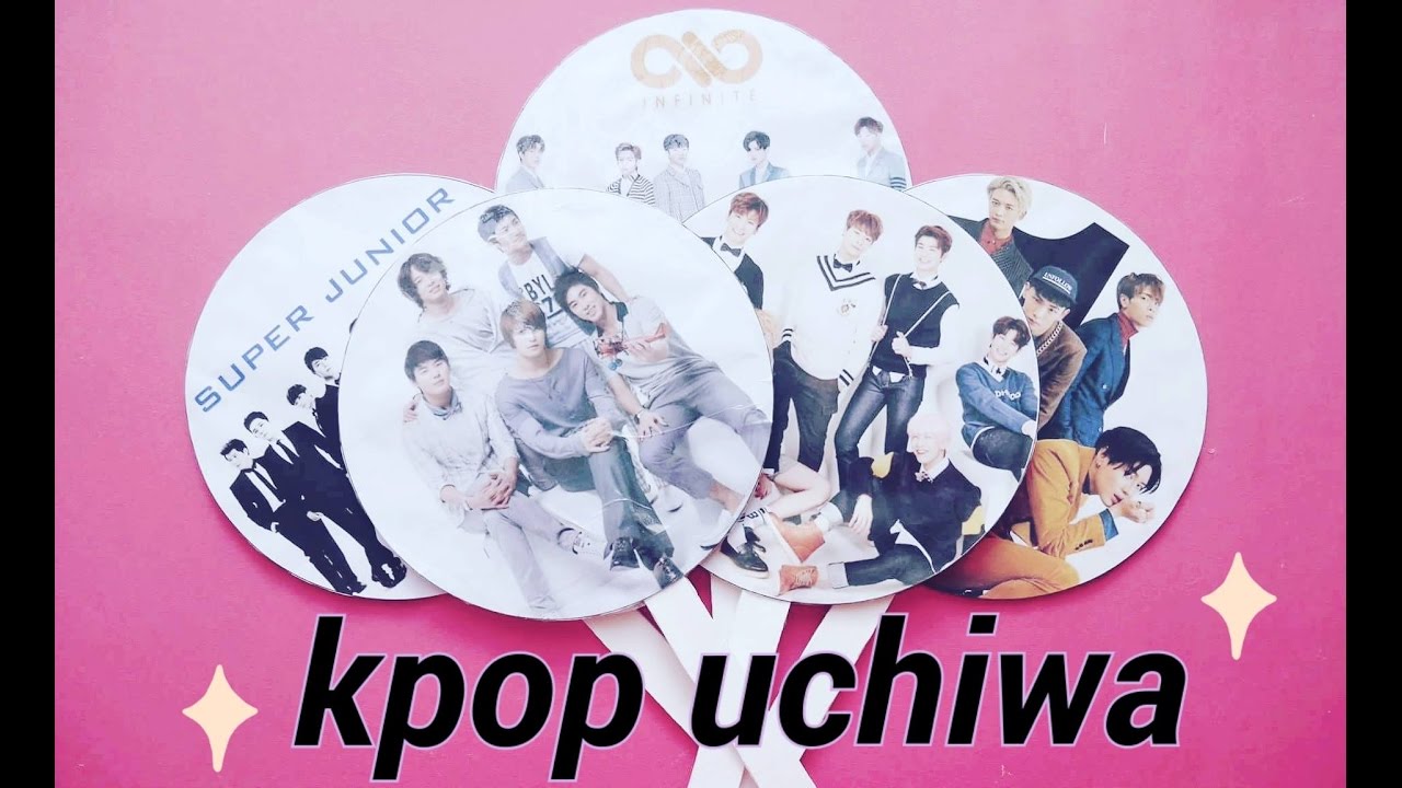 DIY K-POP : CREA TUS PROPIAS UCHIWAS O ABANICOS [TVXQ, SHINEE, SUPER JUNIOR, INFINITE, ASTRO]