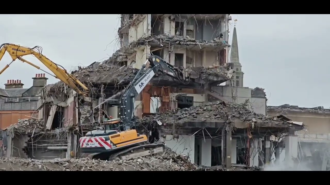 Falkirk Callendar Square Demolition Part 95