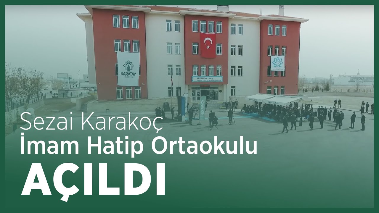 24 Derslikli Sezai Karakoç İmam Hatip Ortaokulumuz  Açıldı