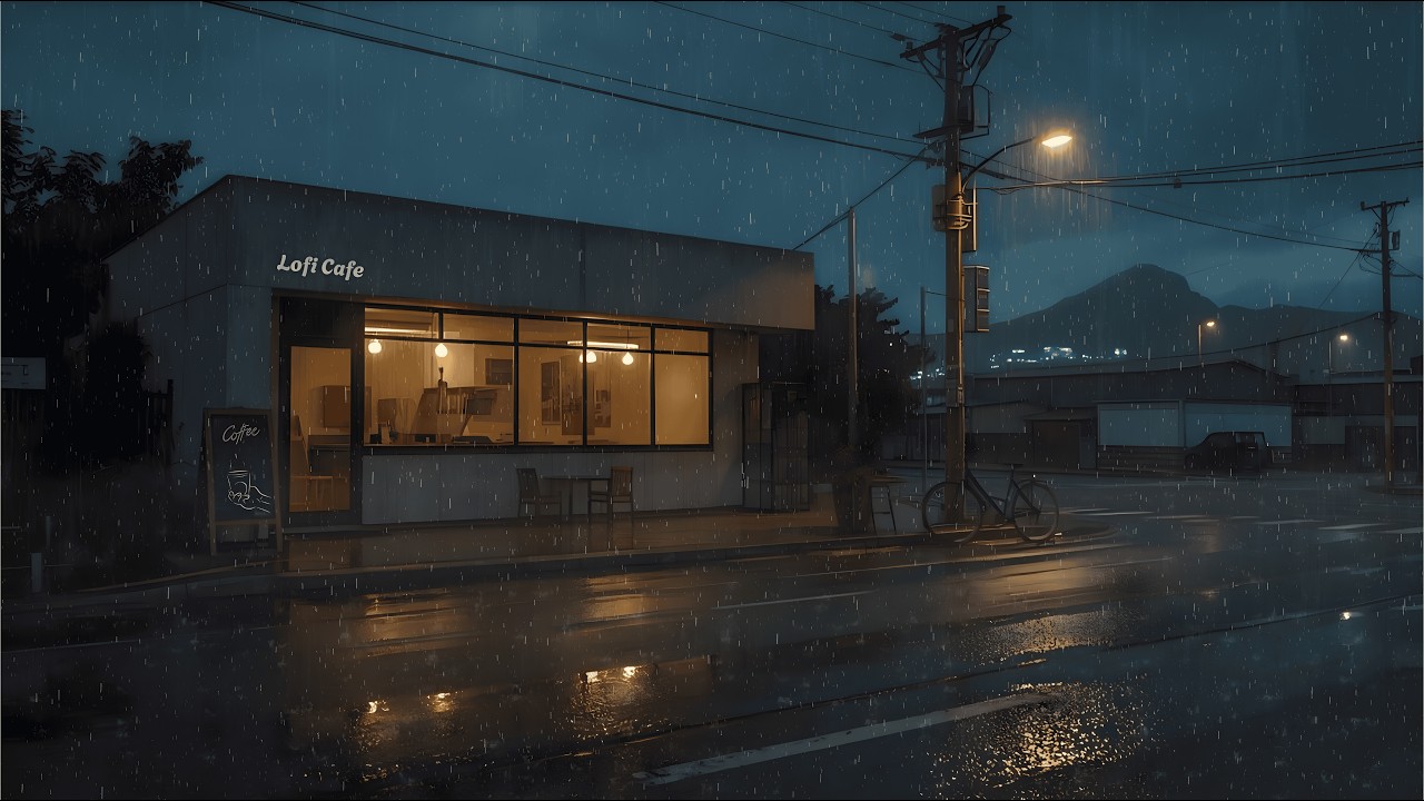 Late Night Rain Lofi ☔ No Copyright Lofi Music for Sleep, Study & Relaxing Work