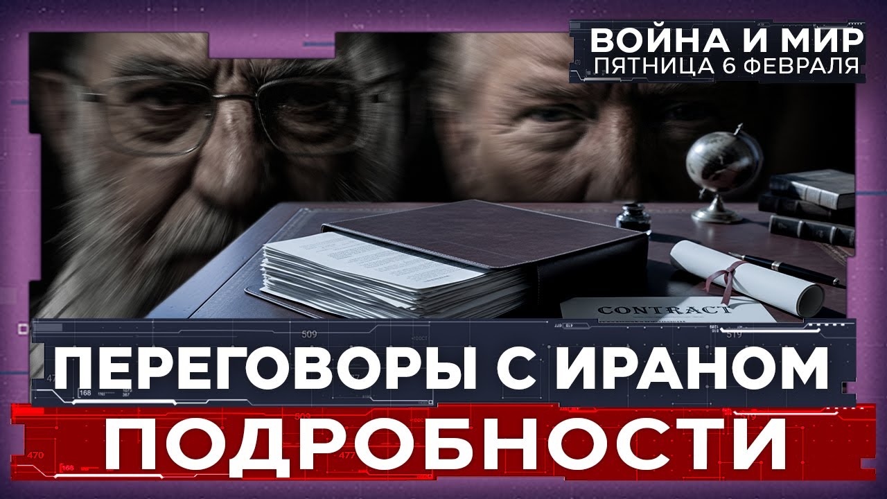 ВСТРЕЧА США-ИРАН. БУДЕТ ЛИ НОВАЯ ВОЙНА. ЧЕГО ХОЧЕТ ТРАМП. ВОЙНА И МИР. 6 февраля 19:00