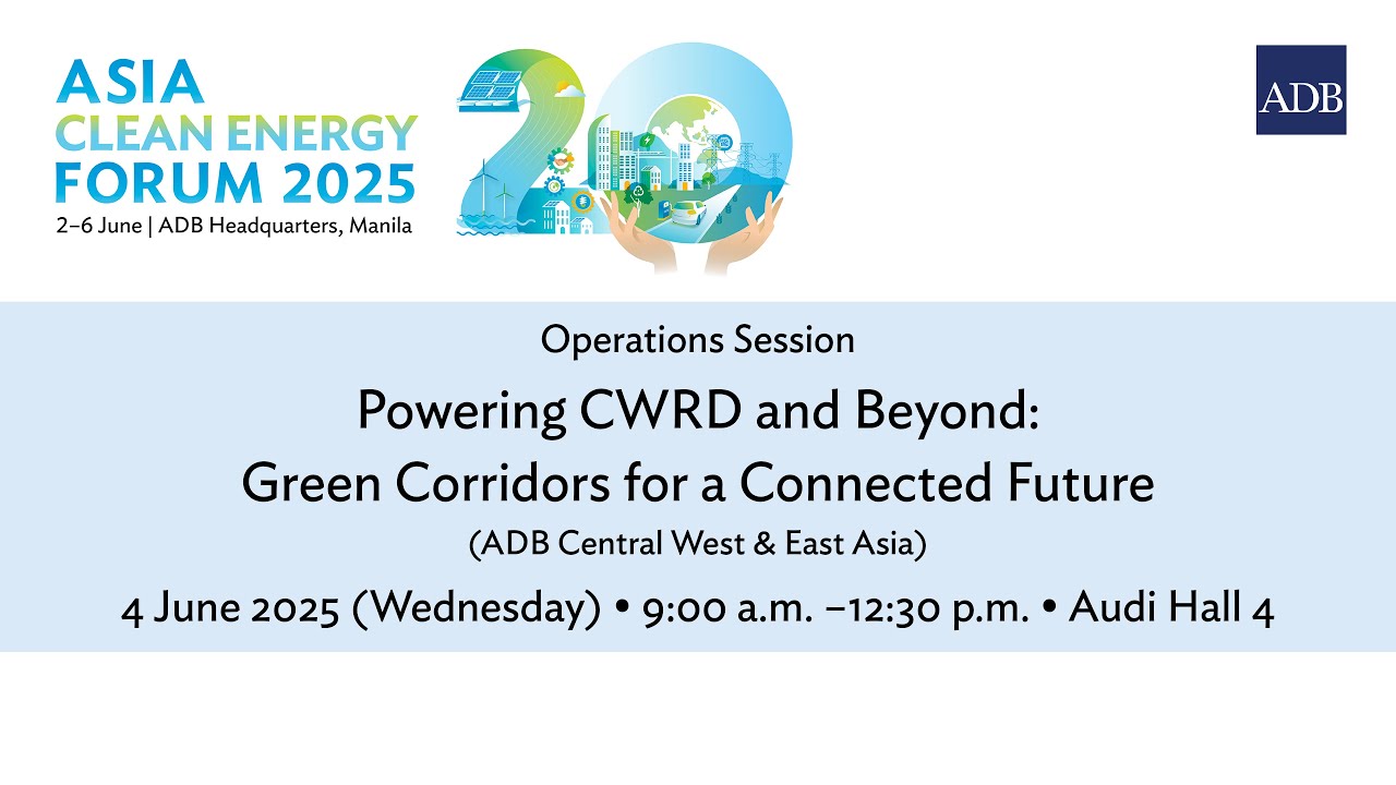 Operations Session: Powering CWRD and Beyond: Green Corridors for a Connected Future