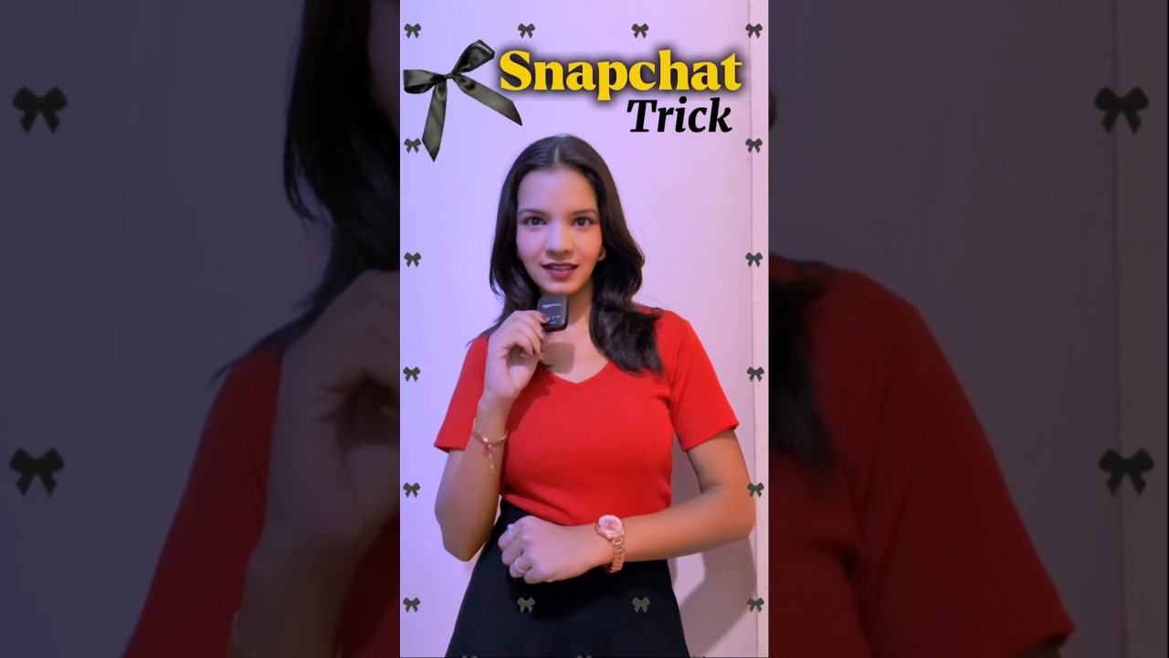 Snapchat Trick 😻 You must try🫶🎀 #learnwithektaa #snapchat #snapchatstoryvideo #ytshorts #editingtips