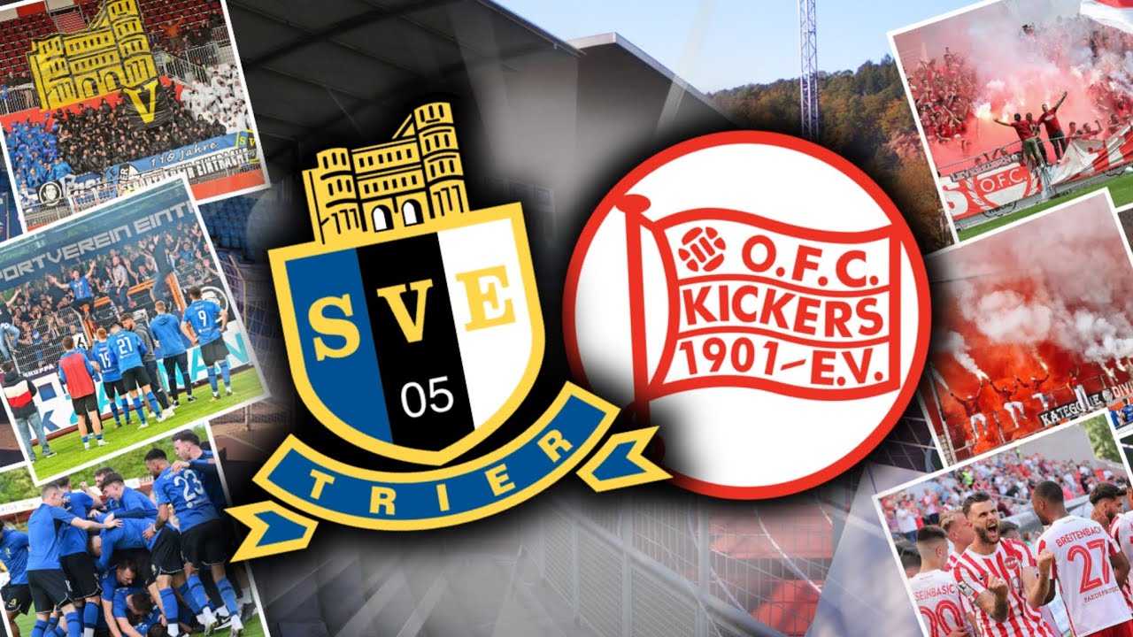 Polizeieinsatz und Choreo💥 bei 3:0 Sieg vom OFC gegen Trier🔥👊 #offenbach #trier #vlog #sve #kickers
