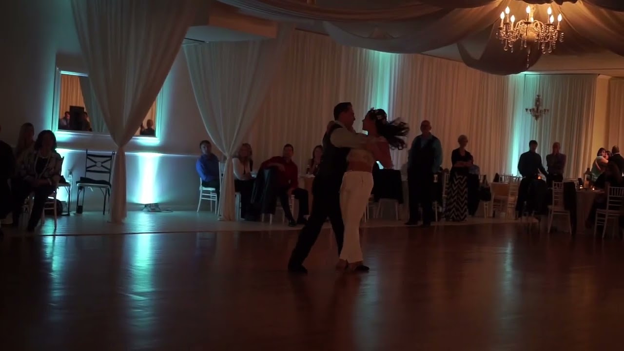 Anthony DeRosa and Shelby DeRosa wedding west coast swing dance.