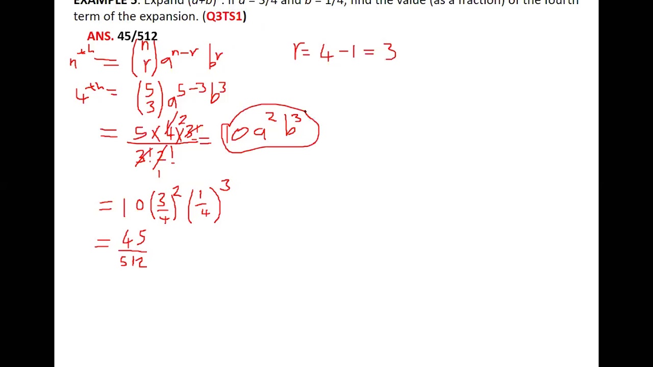 LECTURE 2 BINOMIAL EXPANSIONS WELL EXPLAINED PRACTICAL EXAMPLES