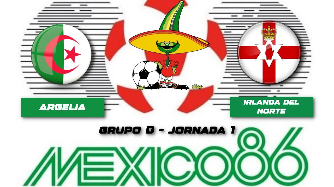 PES2021 - MUNDIAL MEXICO 86 | GRUPO D - DIA 1 | 🇩🇿 Argelia 🆚 🇬🇧 Irlanda del Norte | FUMA