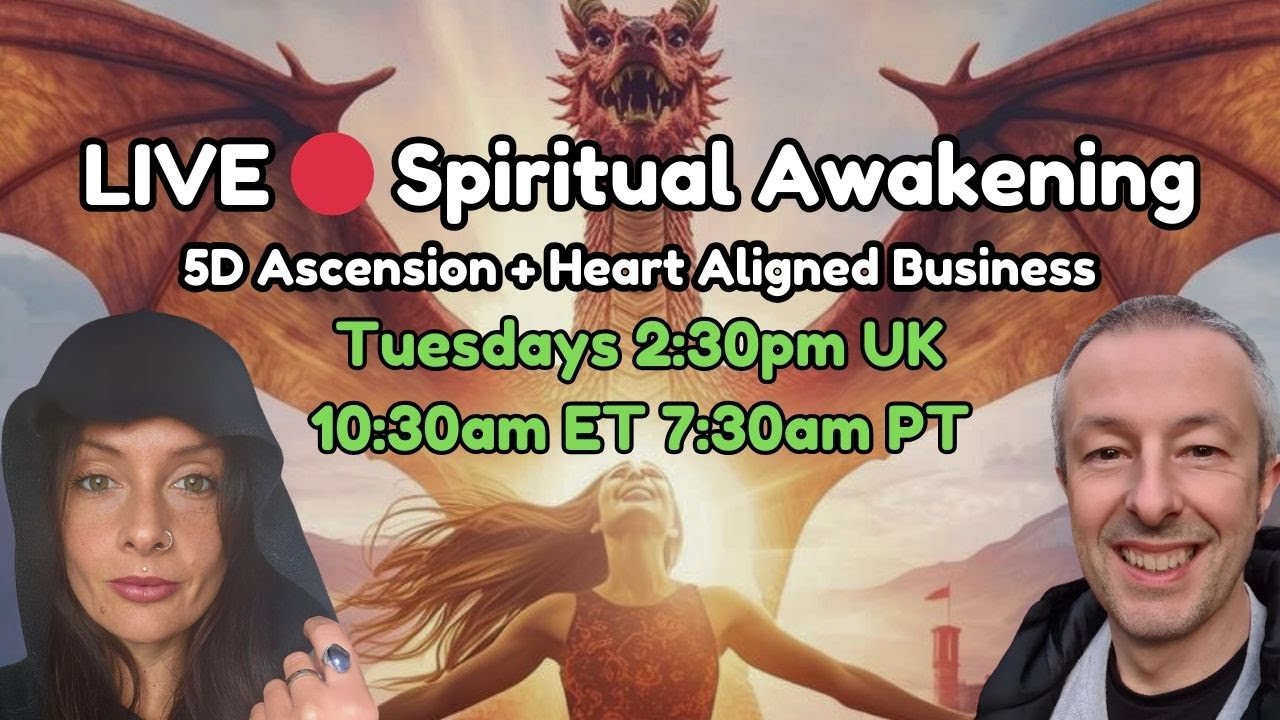 LIVE 🔴 Spiritual Awakening with Chloe & Jon | 5D Ascension + Build Your Heart Aligned Business