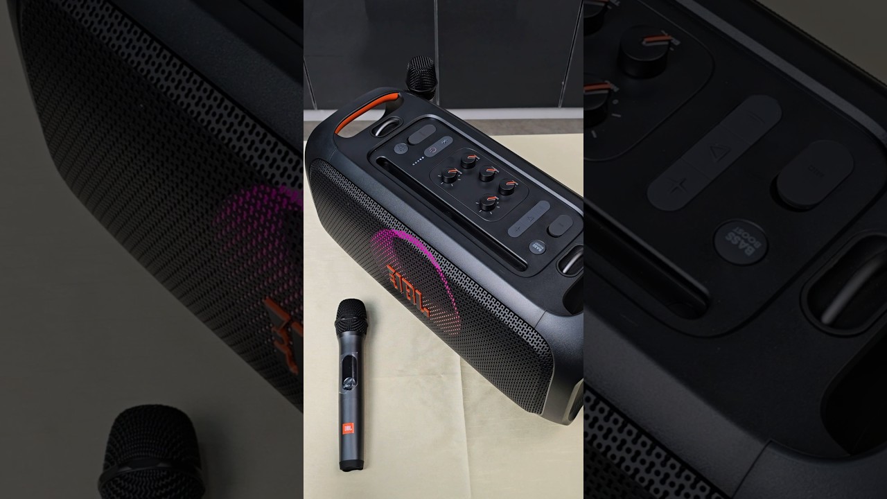 JBL PartyBox On The Go Essential с микрофоном #США #аудио #шорты #длявас