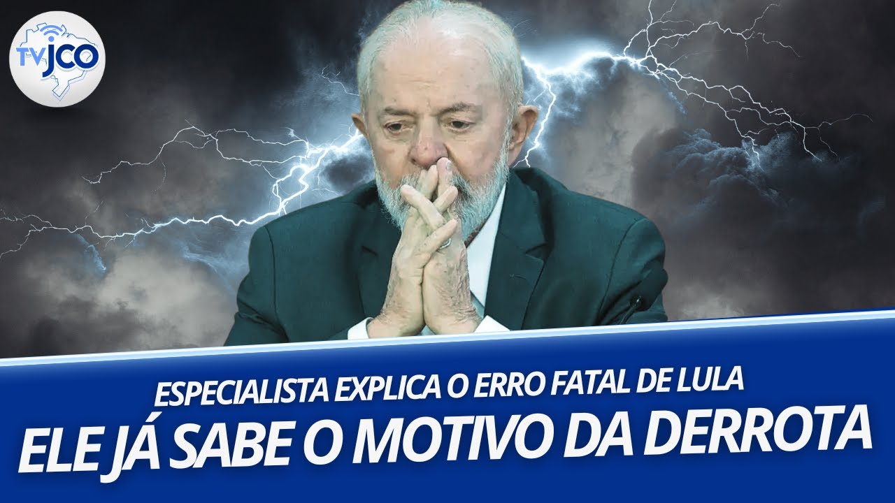 ELE SABE QUE VAI PERDER E ESSE É UM DOS PRINCIPAIS MOTIVOS. ESPECIALISTA REVELA ERRO FATAL DE LULA