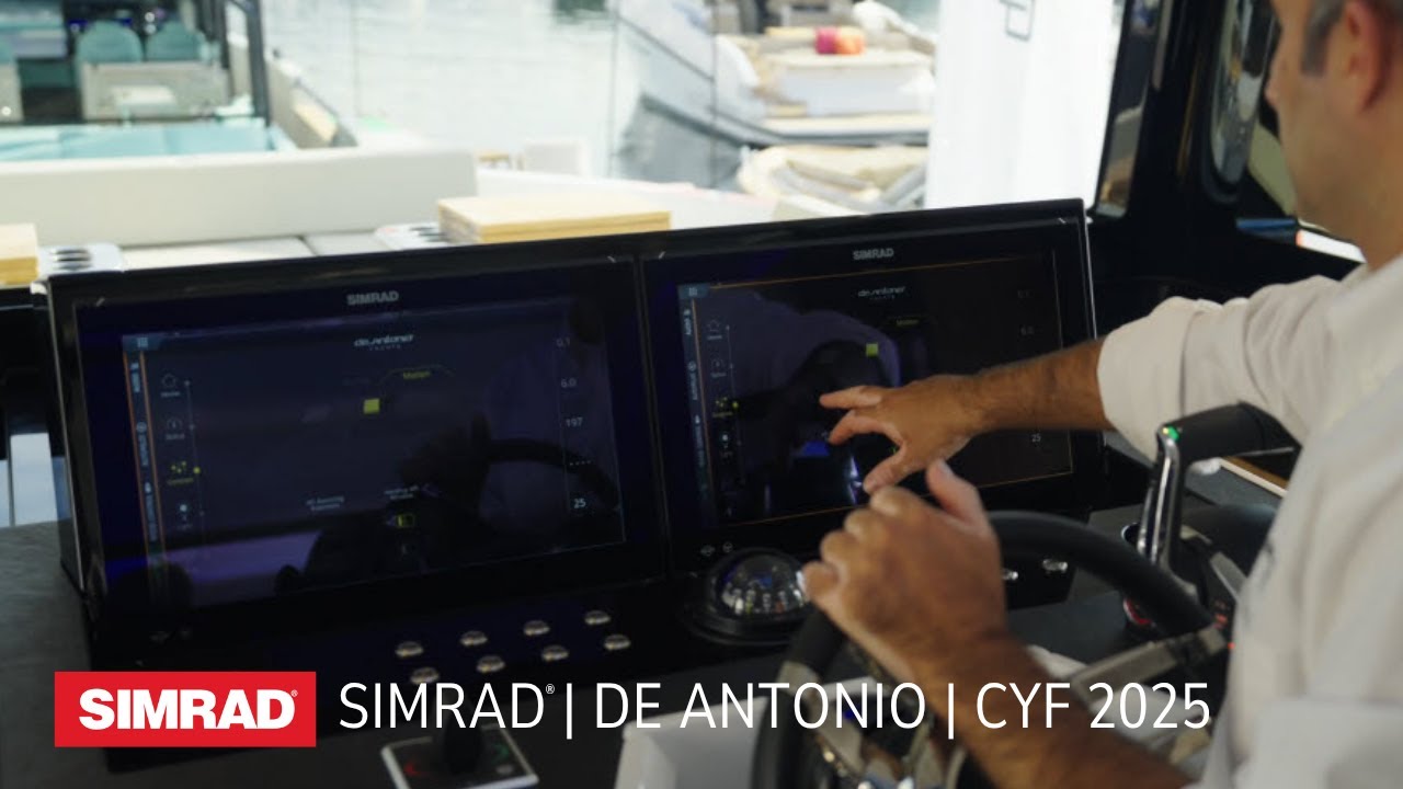 Simrad&reg; x De Antonio Yachts: Advanced Marine Technology on the Flagship D60