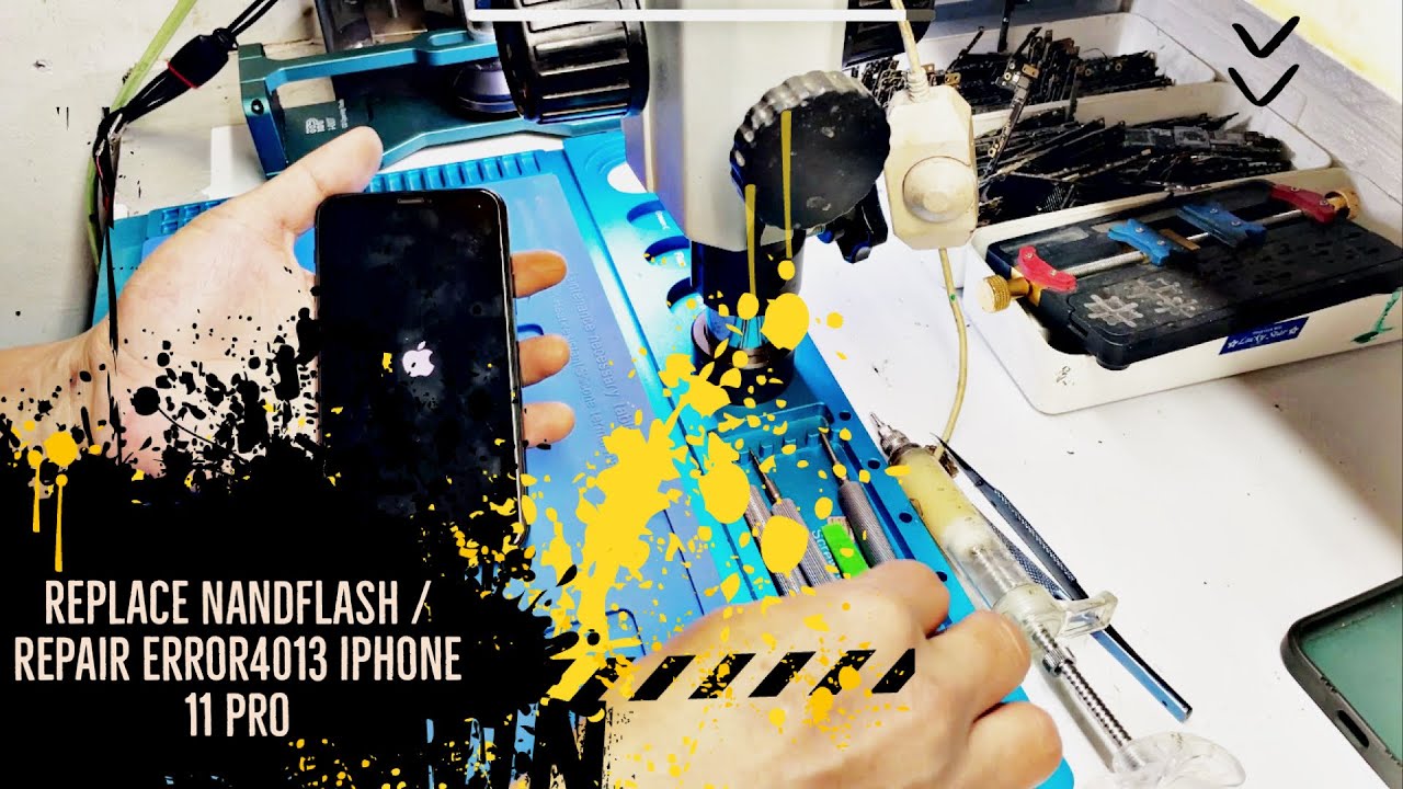 Replace NandFlash / repair error 4013 iPhone 11 Pro