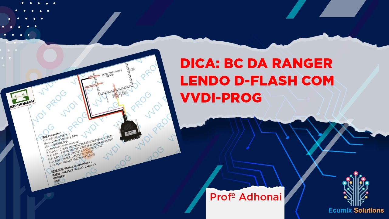 Dica: BC da Ranger Lendo D-FLASH com VVDI-PROG