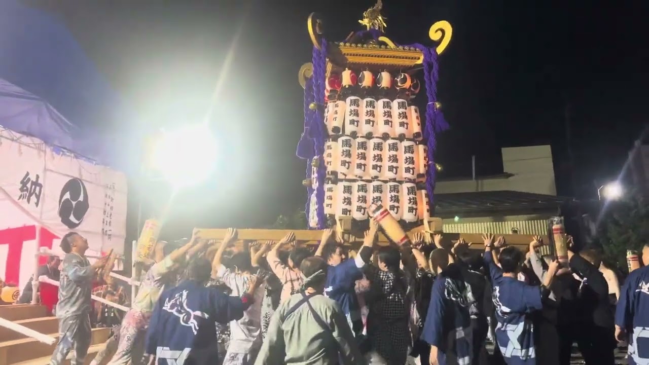 石都々古和気神社例大祭-2023 馬場町お神輿奉納