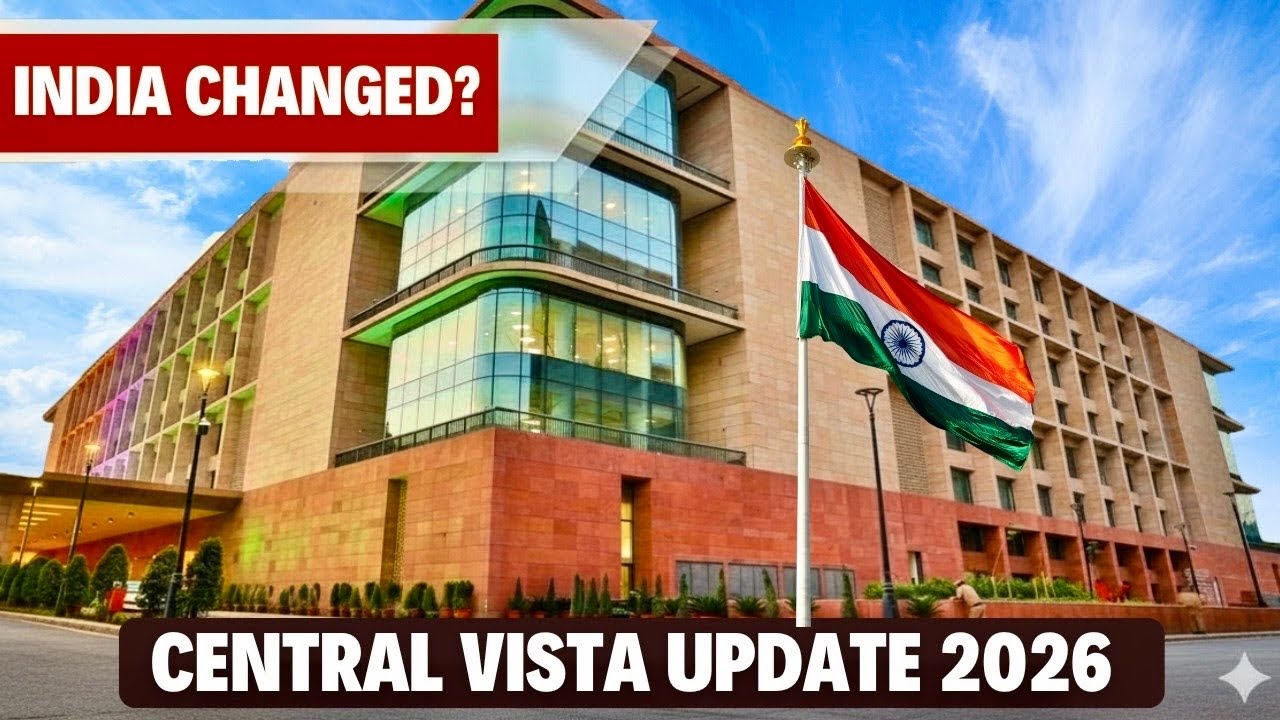 Central Vista Update 2026 🇮🇳 | India&rsquo;s Biggest Transformation Ever - Seva Teerth to Kartavya Bhawan