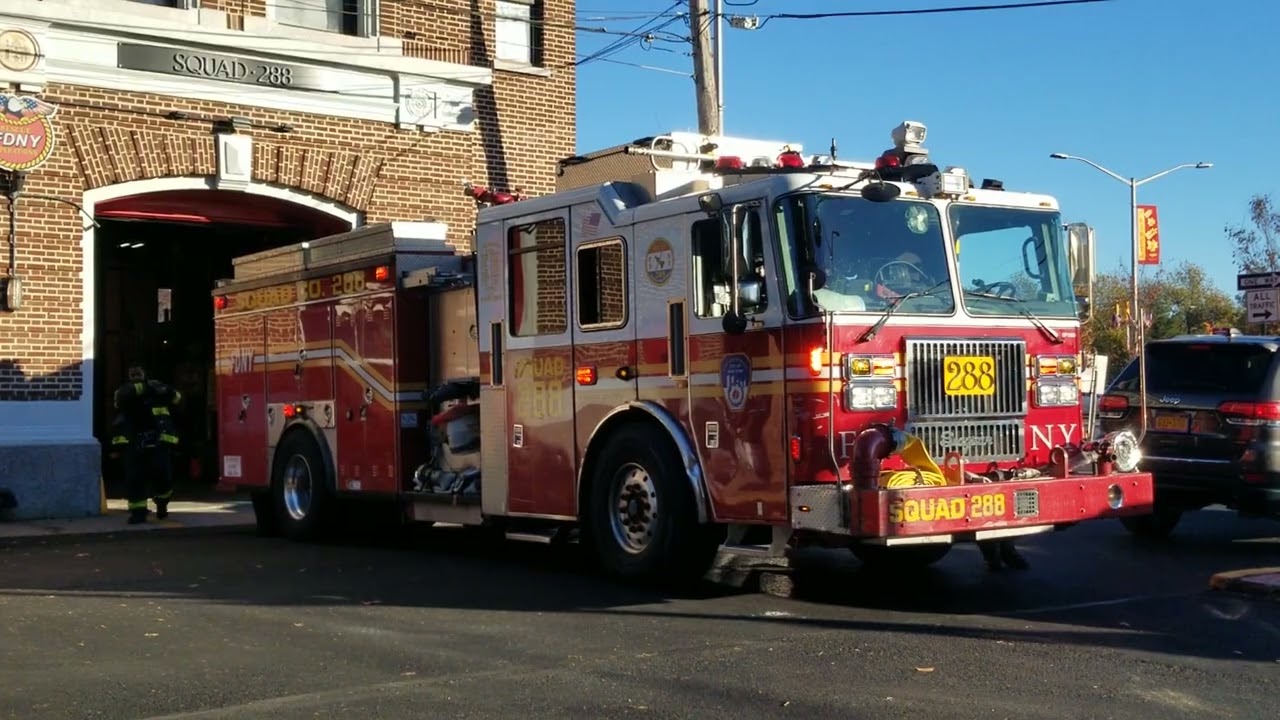 FDNY Squad 288 responding to a 1075.