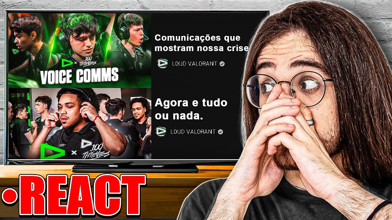 Coreano reagindo ao vlog + comunicação da LOUD vs 100T  | #01