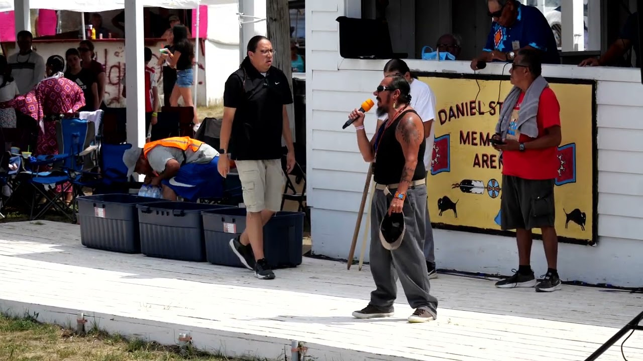 Oglala Lakota Nation Fair 2024 Powwow - Championship Sunday - Tribute Mourning Prayer Song
