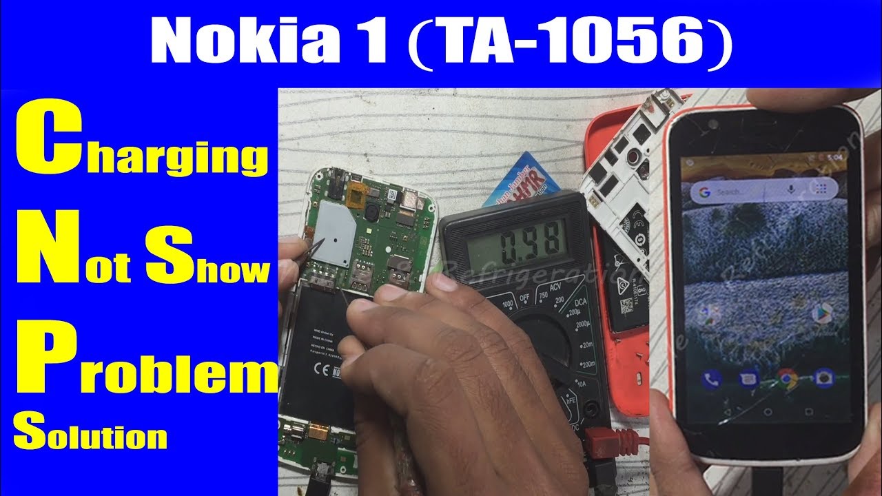 Nokia 1 TA-1056 Charging Not increasing Dead Not Power On Fake Charging Fix | Urdu Hindi