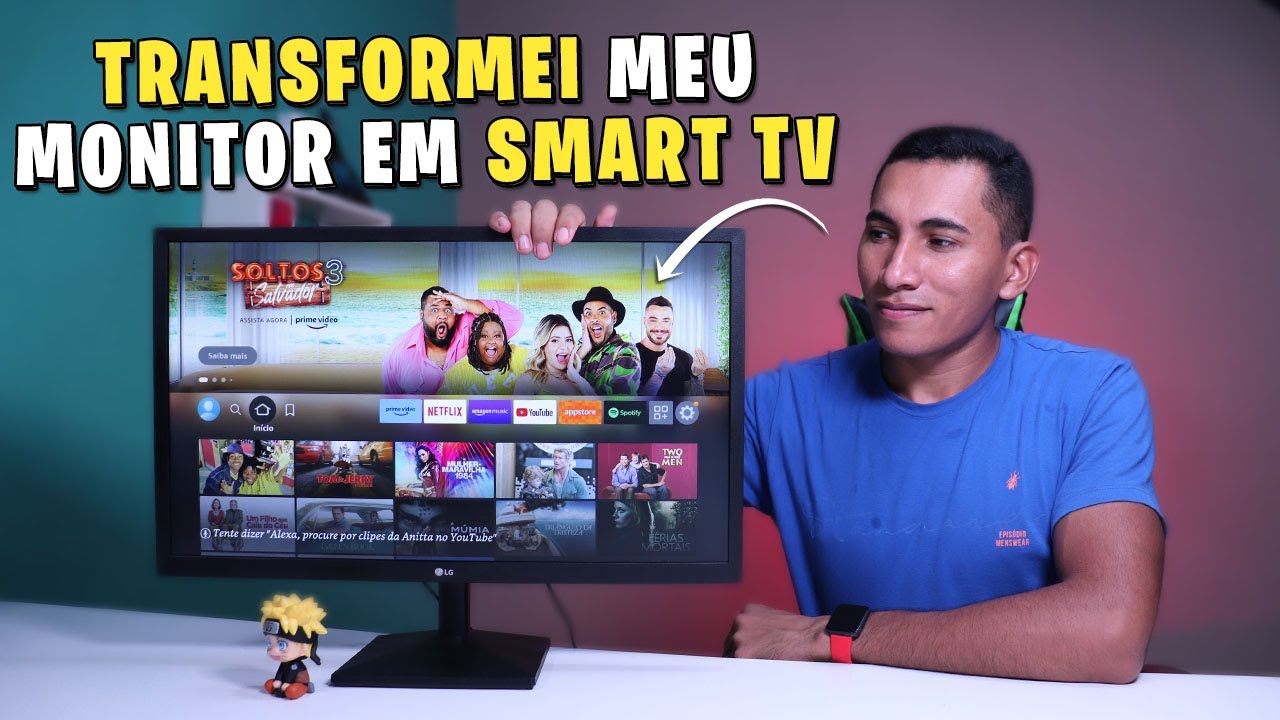 Como TRASFORMAR um Monitor em SMART TV gastando POUCO - TUTORIAL COMPLETO