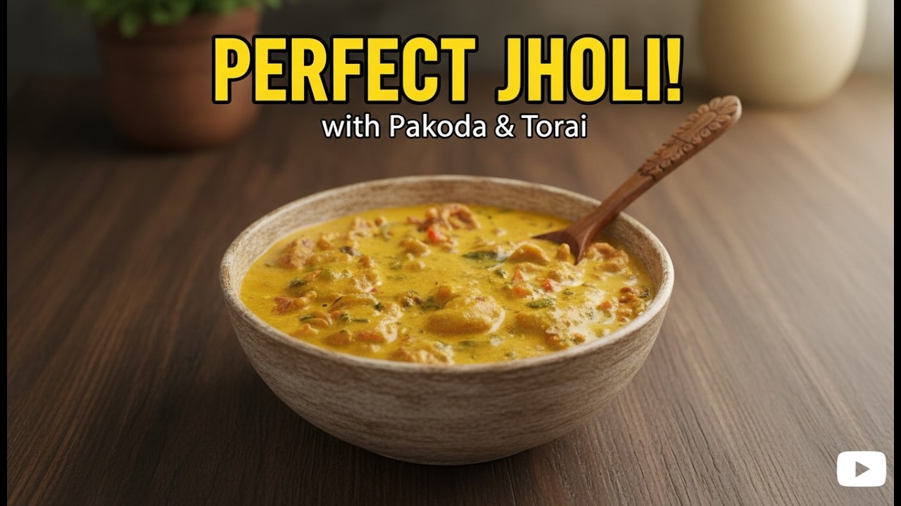 Jholi Pakoda & Torai Recipe 😍 | Pahadi Style Kadhi Pakoda | Tasty & Easy