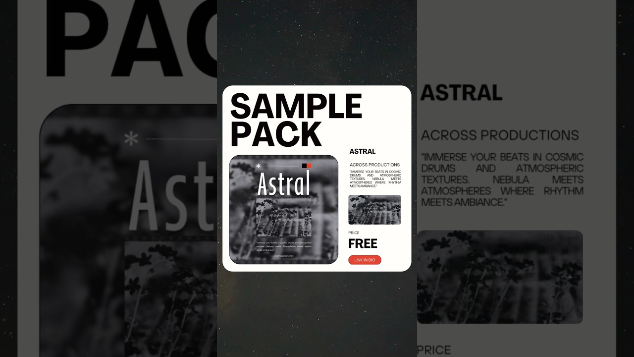 Free Lo-Fi sample pack out now - link in bio #lofi #sample #freesamples #samplepack