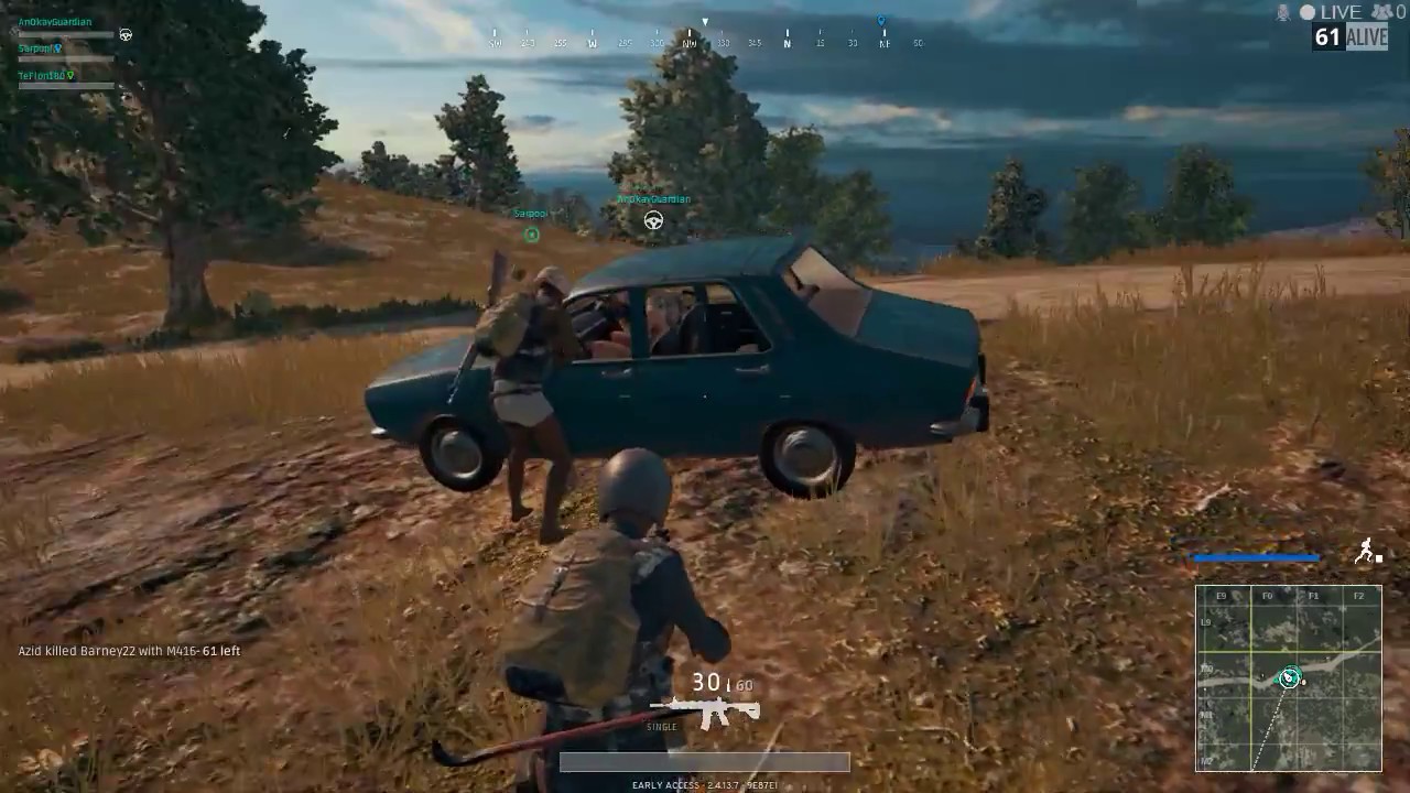 Chill PlayerUknown's Battlegrounds Squads w/ KairosObjective/Sarpool & Co.