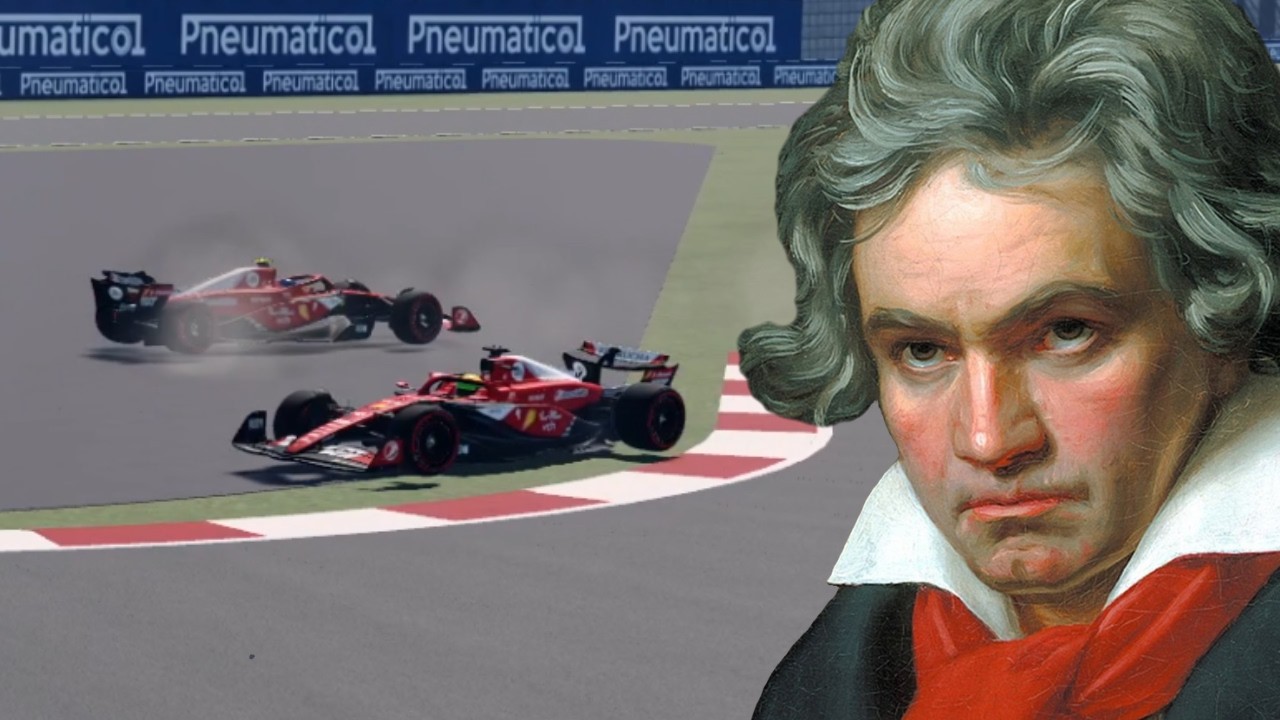 roracing but it's edited like it was in the 20s