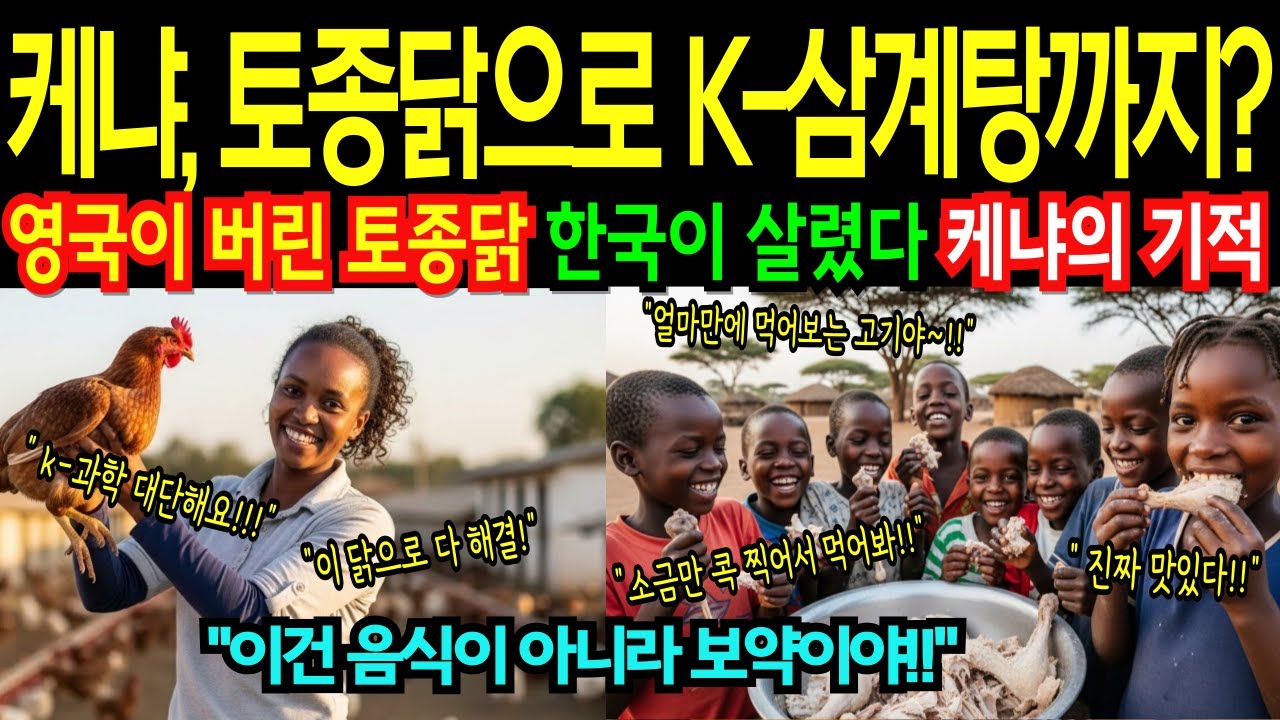 [해외감동사연] 케냐 토종닭으로 농가소득 4배 증가! 한국기술이 케냐에 가져다준 기적 전세계 경악