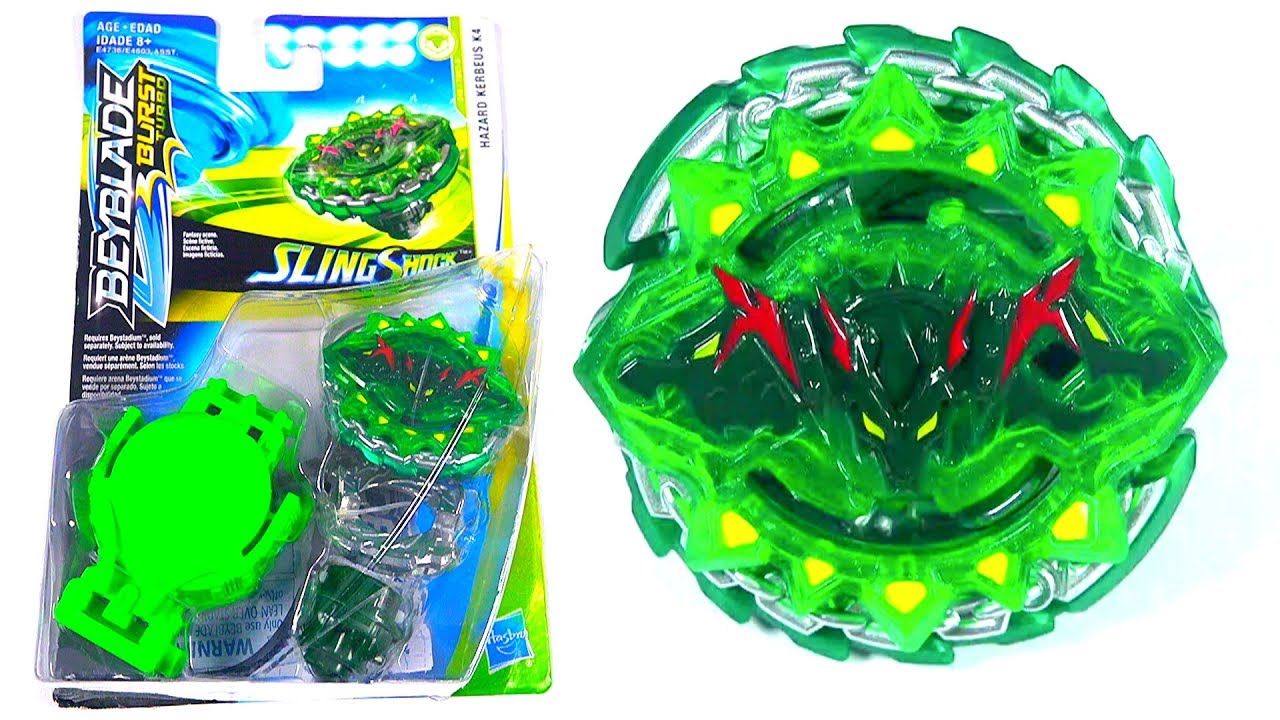 Hazard Kerbeus K4 .7.At. Beyblade Burst Turbo Slingshock Review